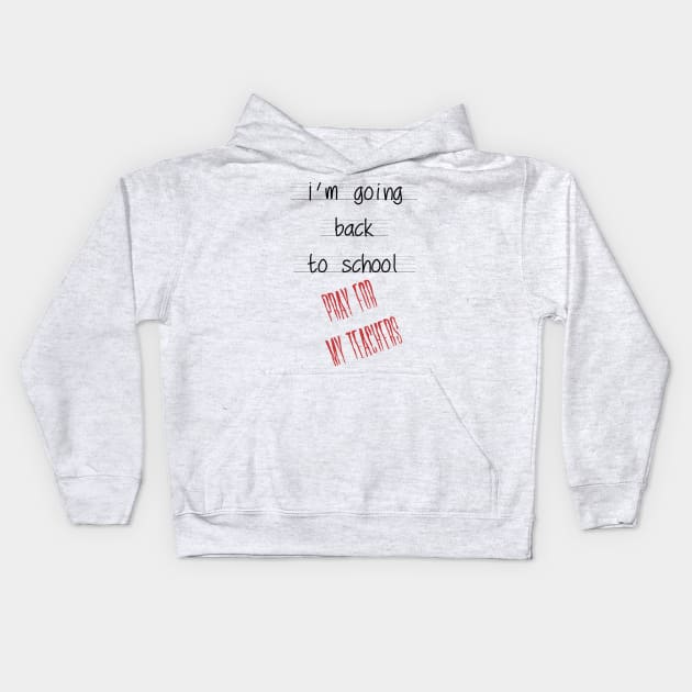 Terror on Two Legs Kids Hoodie by traditionation